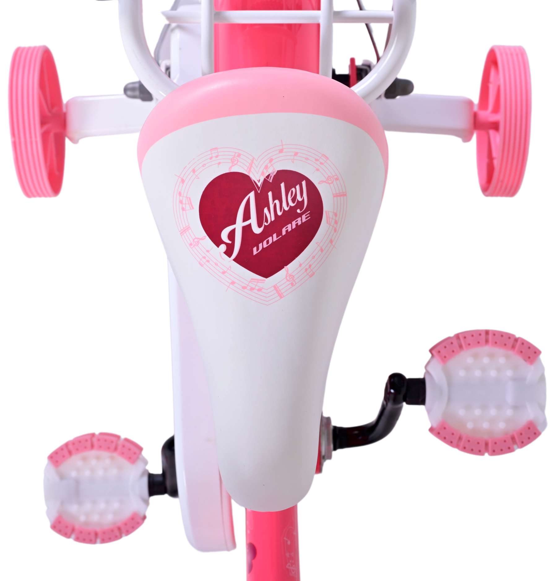 TPFSports Ashley Kinderfahrrad - Mädchen - 12 Zoll - Rücktritt + Handbremse - Weiß