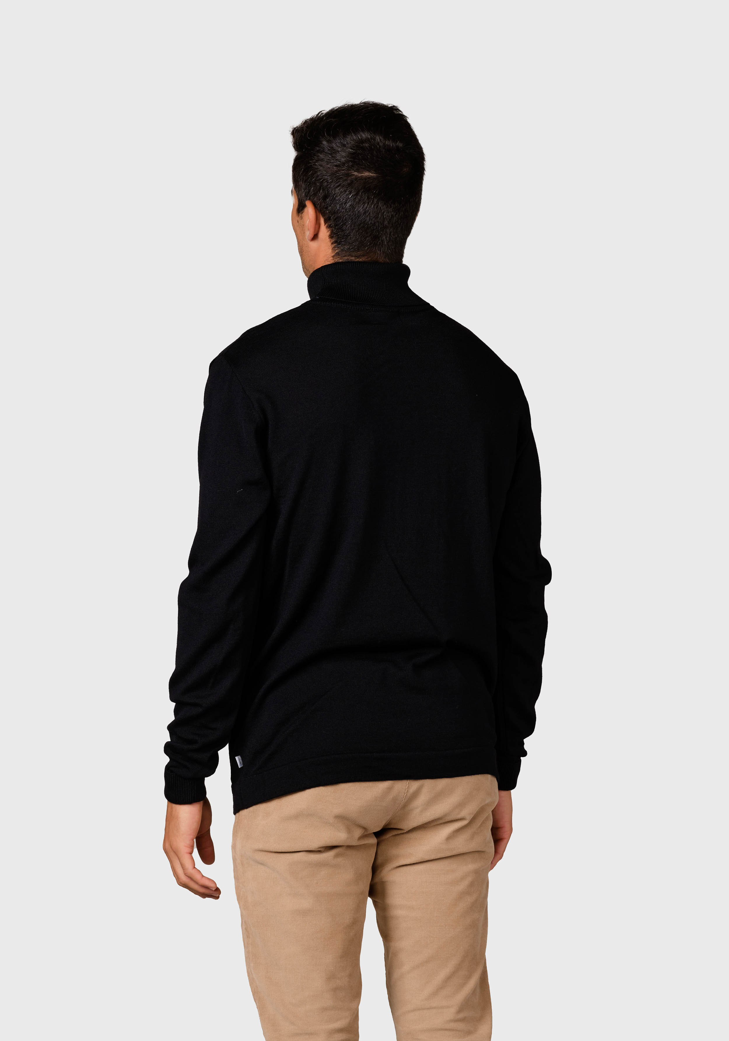 Klitmøller Collective Merino-Rollkragenpullover Anders Knit Black