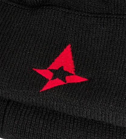 Hummel Beanie - Strick - AST Fan Rotes Logo - Schwarz