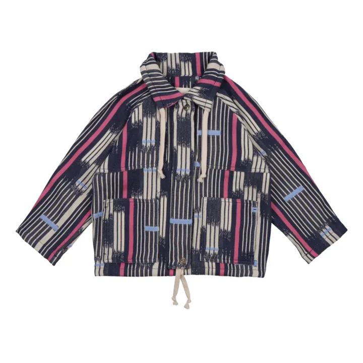 the new society Veste Echo Coton Bio | Bleu marine