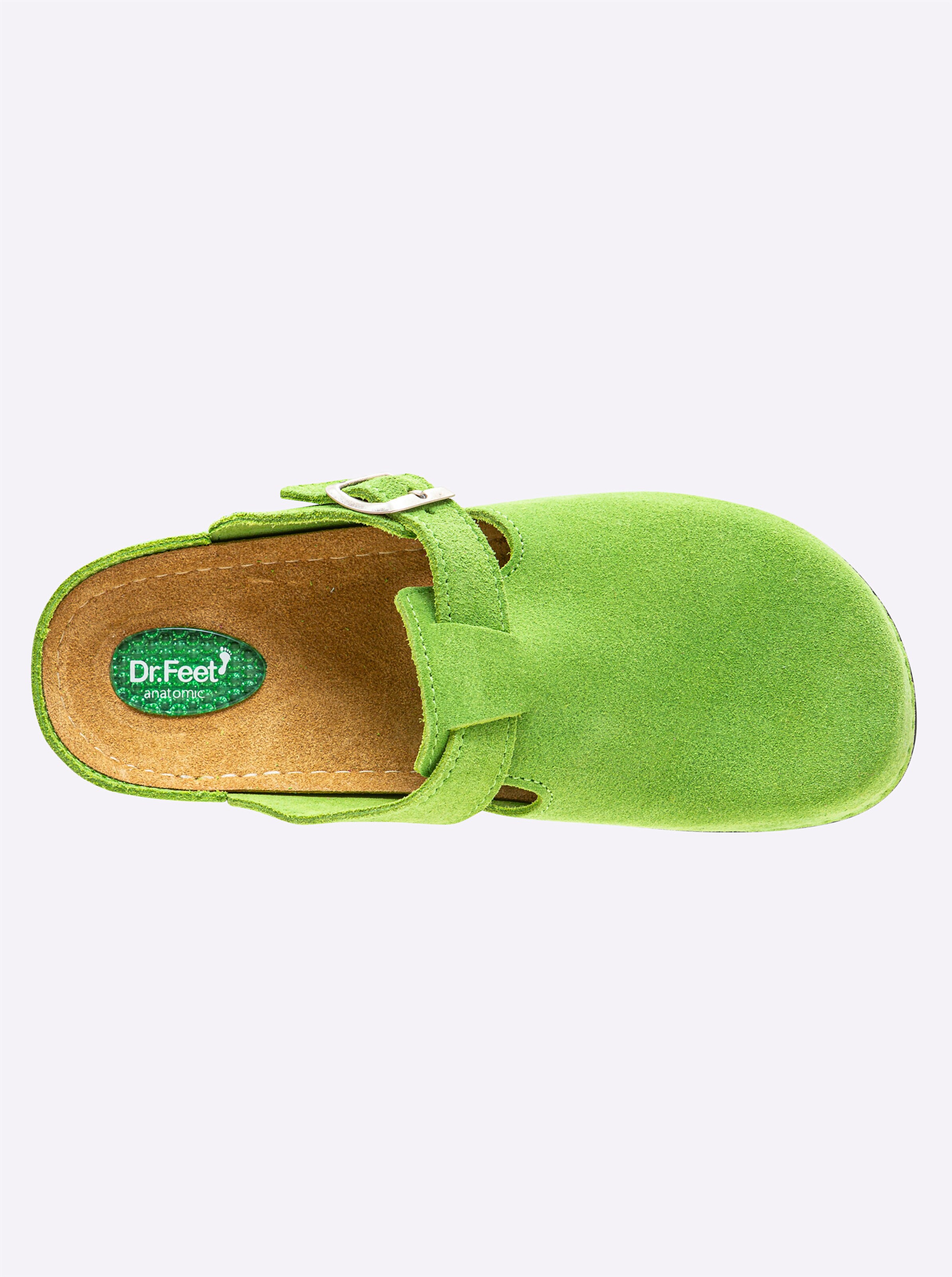 Dr. Feet Pantolette in grün