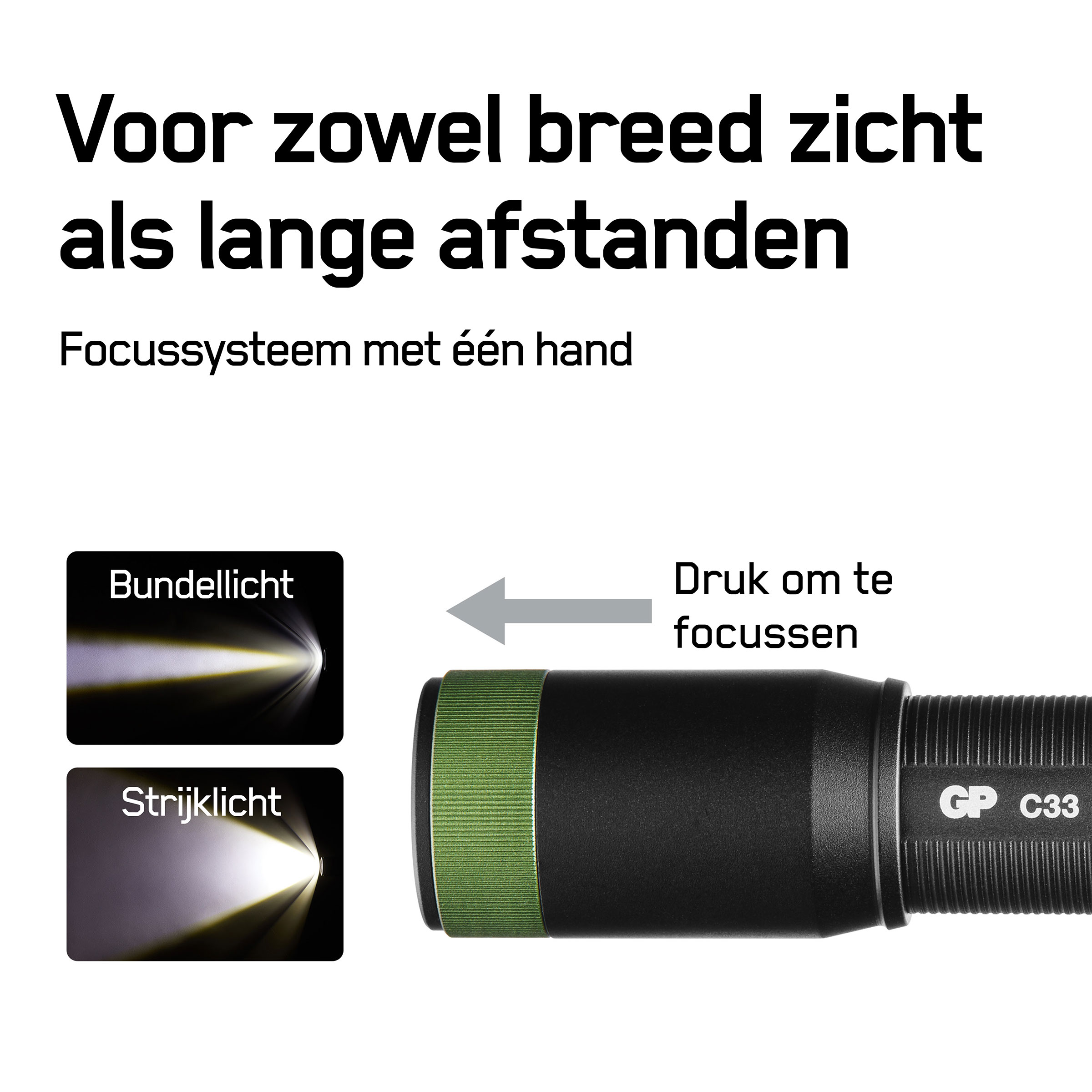GP C33 150 lumen zaklamp