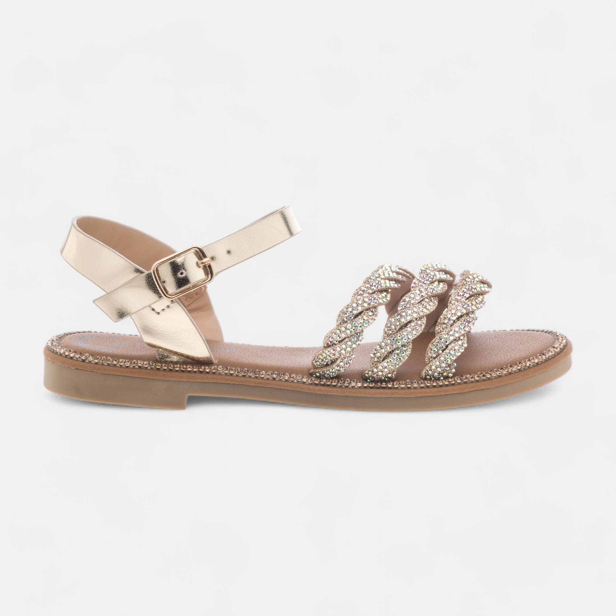 Nu-pieds Fille or