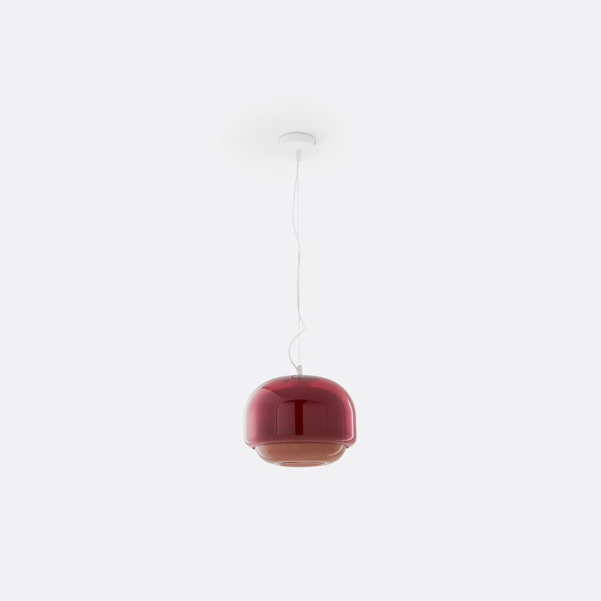 LA REDOUTE INTERIEURS<br>Luminária pendente de vidro colorido Ø30,5 cm, Kinoko