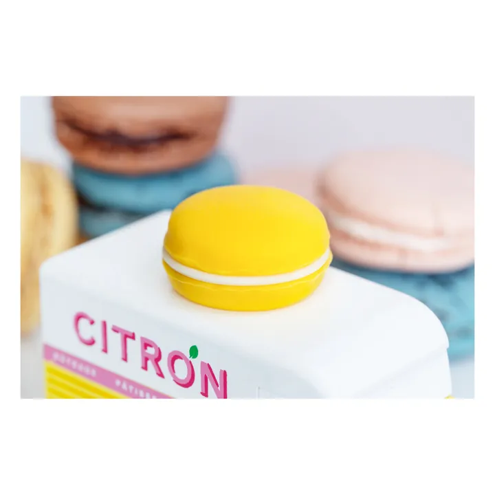 Candylab Voiture Macaron citron en bois