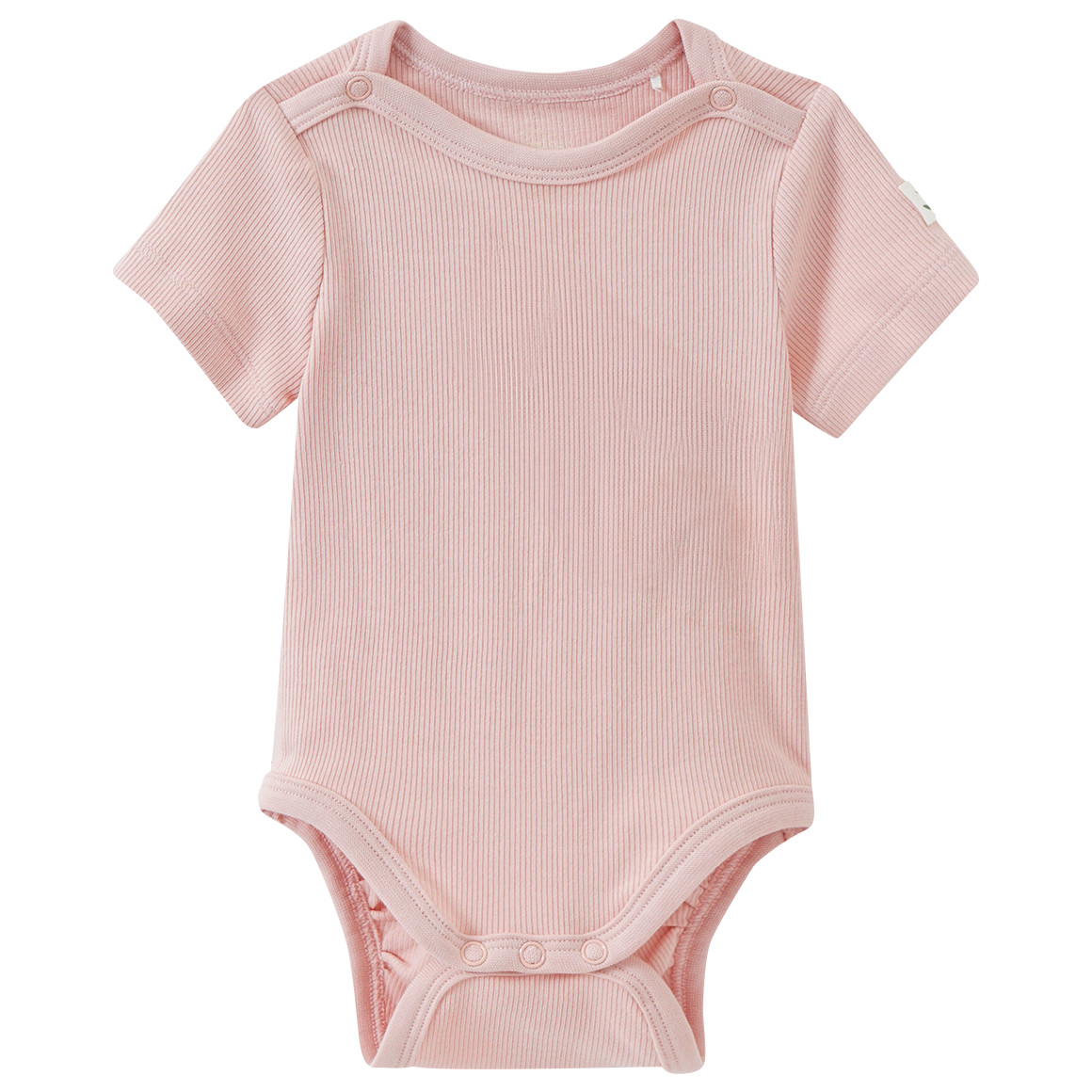 Topomini Pure Collection Newborn Strampler und Kurzarmbody im Set creme / puderrosa
