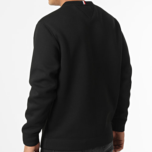 Sweat Crewneck Varsity Graphic 7550 Noir