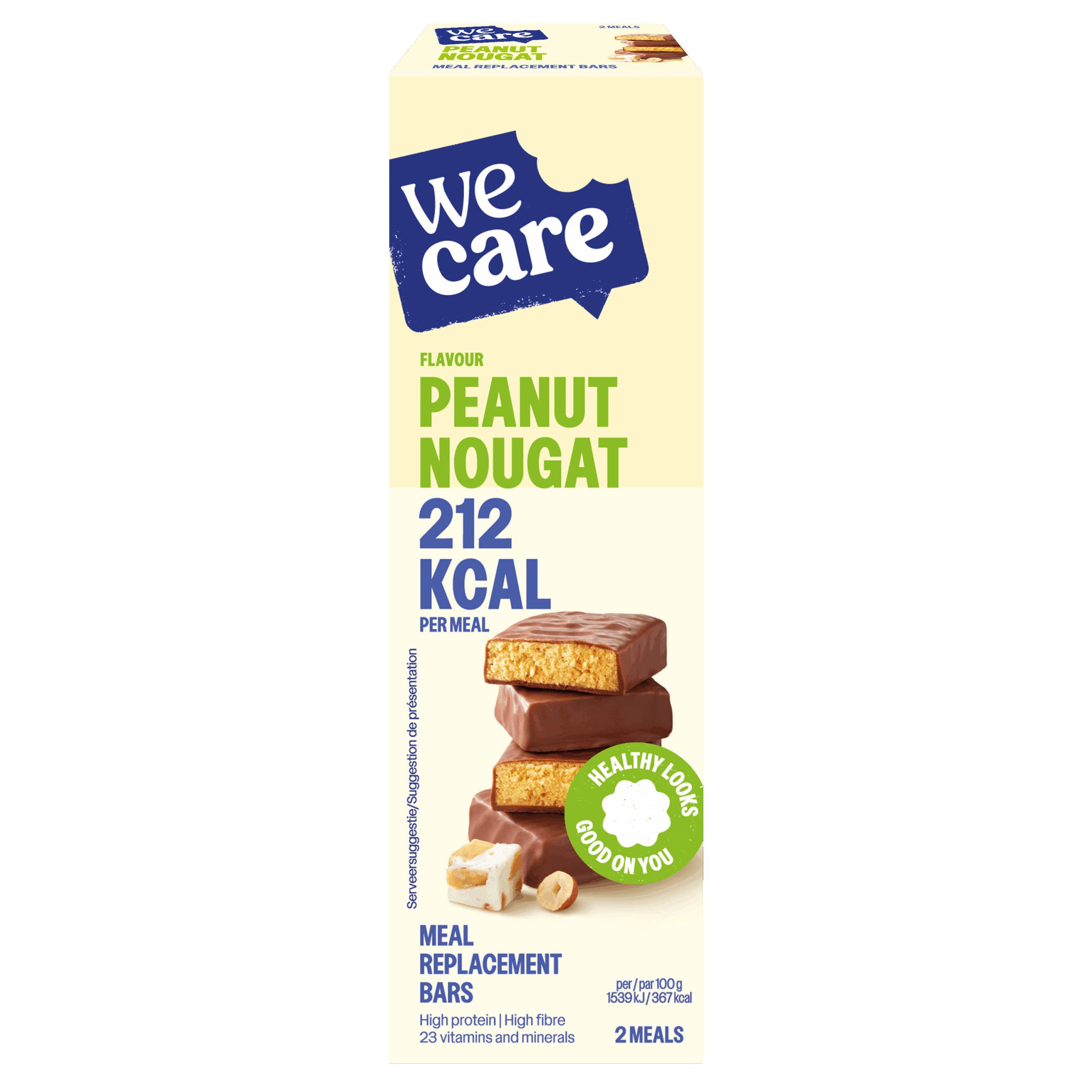 WeCare Bars peanut nougat (116 gr)
