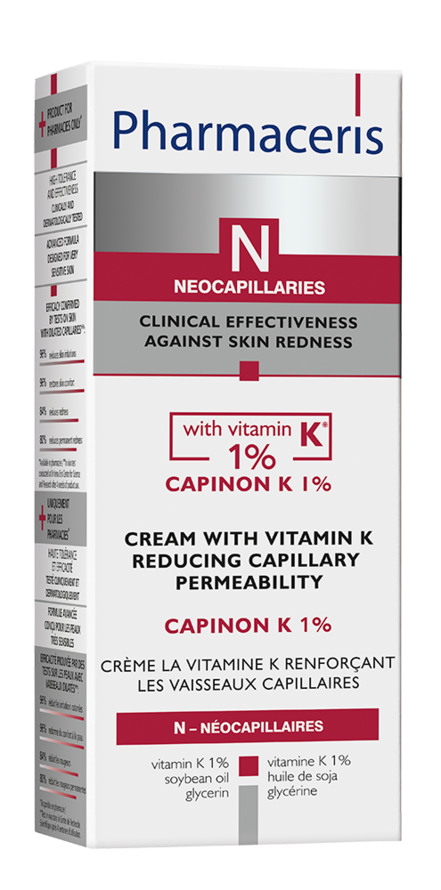 Pharmaceris Capinon K 1% Reducing Capillary Permability Vitamin K Cream 30 ml