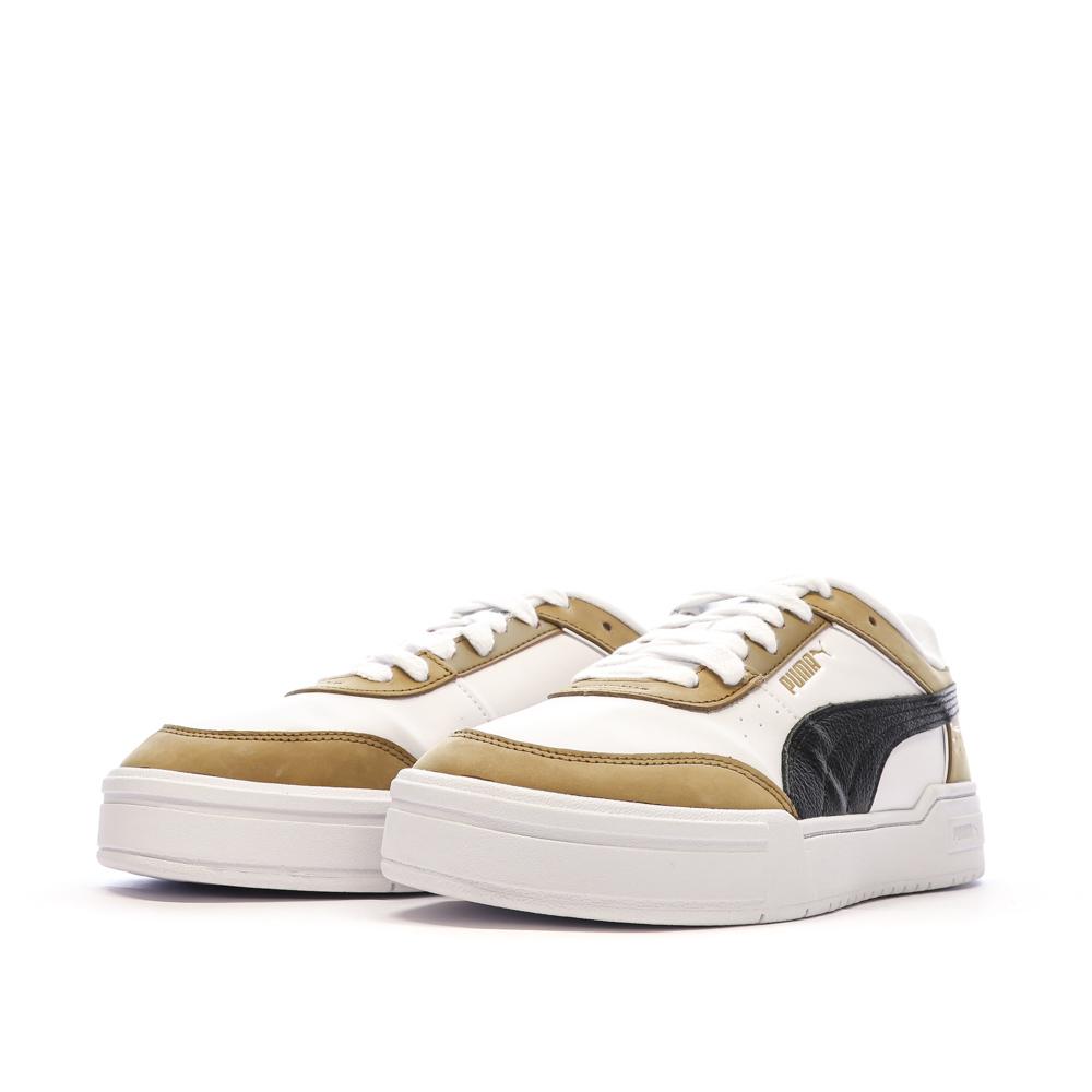 Puma Baskets Blanc/Marron Homme PUMA Pro Sport