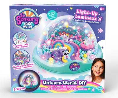 So Sensory Unicorn World DIY-sett med Lys