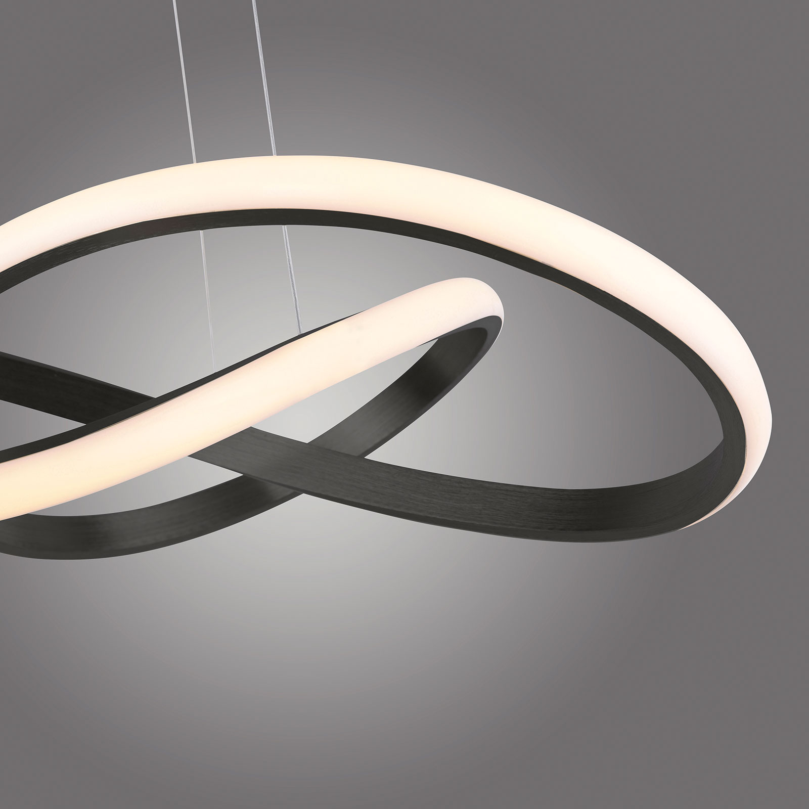 LED-Pendelleuchte - schwarz - 120 cm