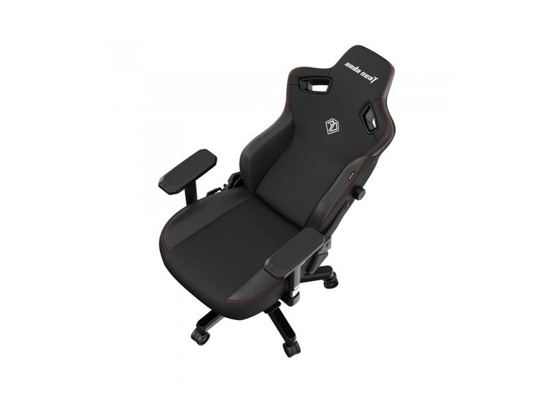 Anda Seat Gaming-Stuhl Kaiser 3 L Schwarz Gaming-Stuhl aus Kunstleder und mit einer Belastbarkeit von bis zu 120 kg