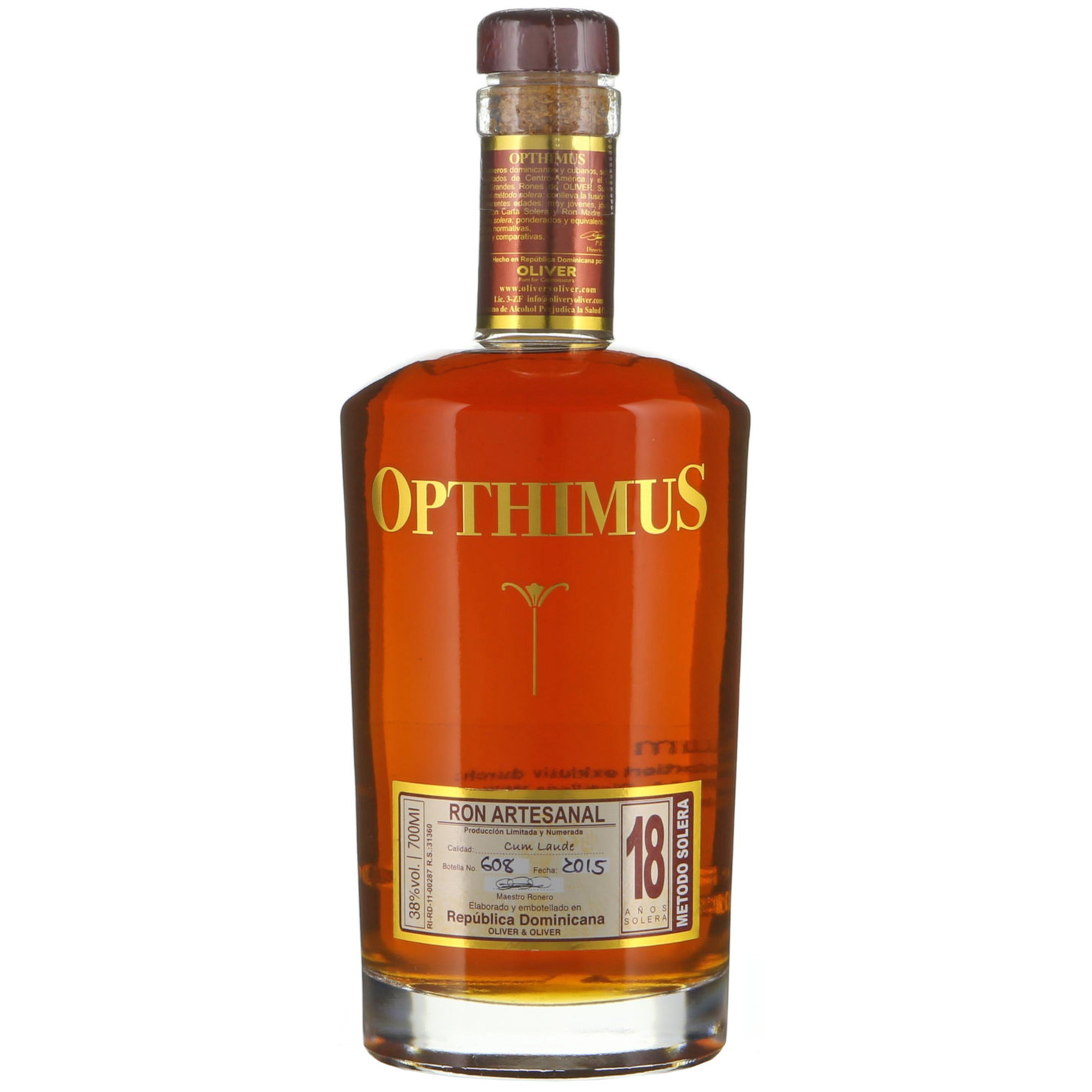 Rum Opthimus 18 Years -70cl