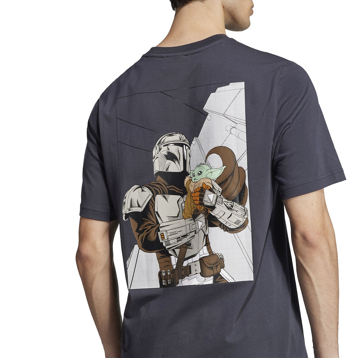 ADIDAS ROUPAS ESPORTIVAS<br>Camiseta de manga curta com estampa de Star Wars
