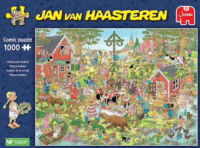 Jan Van Haasteren Midsummerfestival Puslespill 1000 brikker, Jumbo