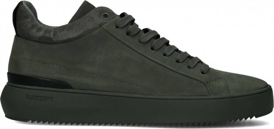 Blackstone Bla YG23 Tarmac Heren sneakers sneakers groene sneakers veter schoenen