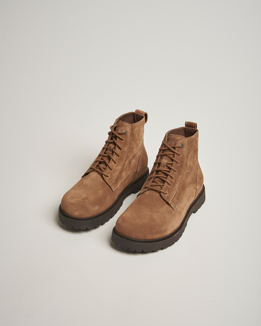 BIRKENSTOCK Highwood Suede Lace Boot Dark Tea