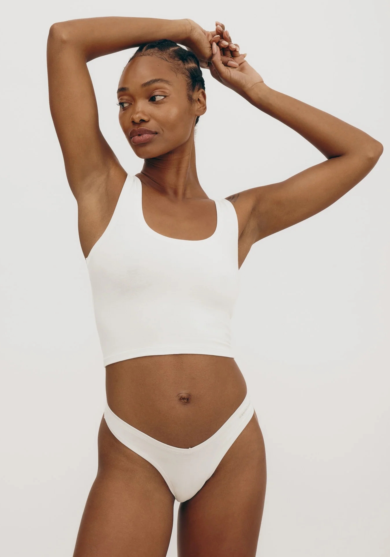 Organic Basics Tank Top Flex Off White