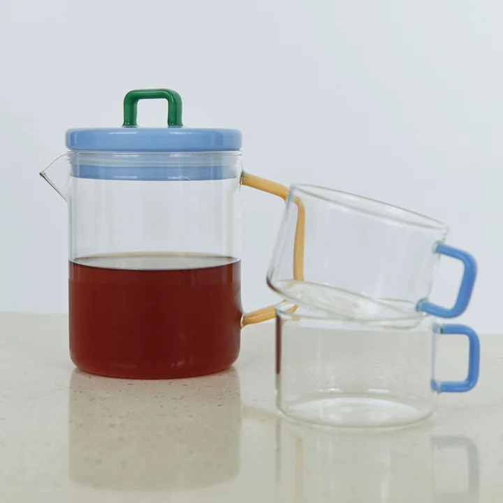 HAY - Brew Becher, jade hellblau (2er-Set)