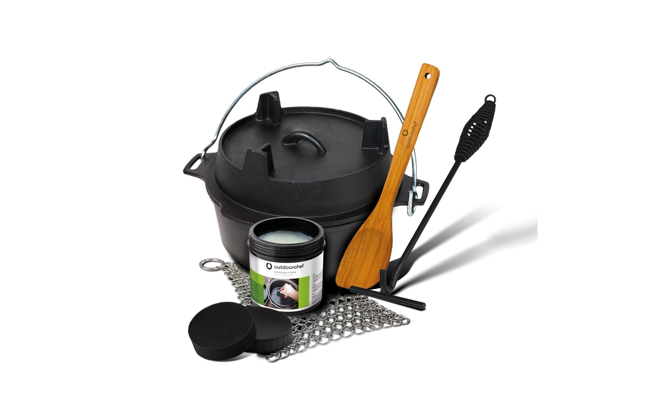 OUTDOORCHEF Grilltopf »Oven Set No. 4 3,8 l« Gusseisen