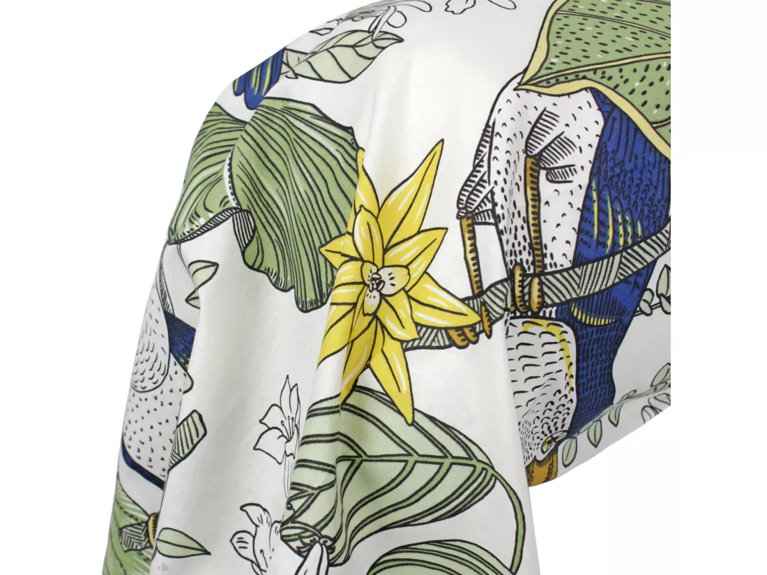 Taie de traversin 200x43 cm coton TOCO vert