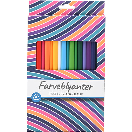 Danpen junior farveblyanter 18-pak