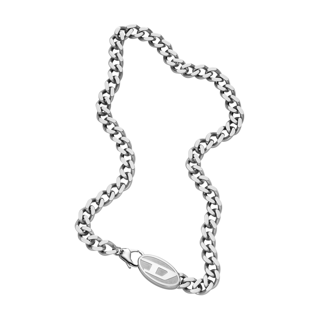 Diesel Halskette Steel D-Logo