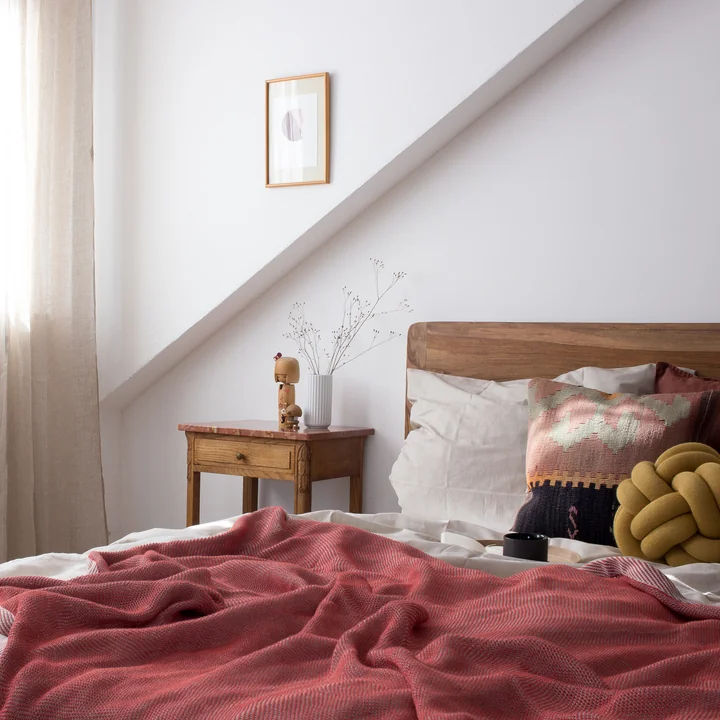 Design House Stockholm - Knot Kissen, navy