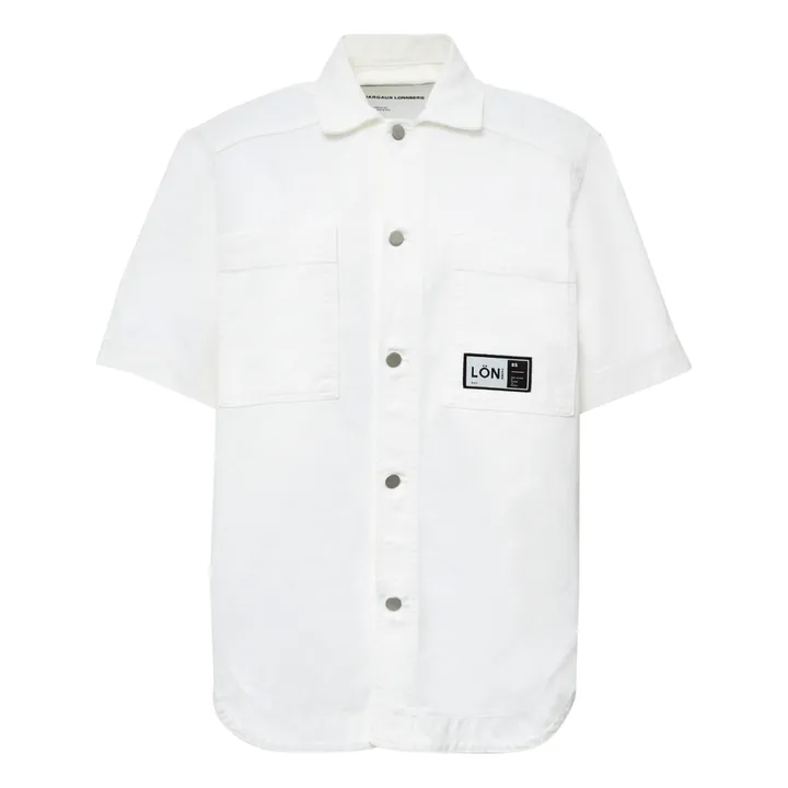 Margaux Lonnberg Chemise Folk Denim | Blanc
