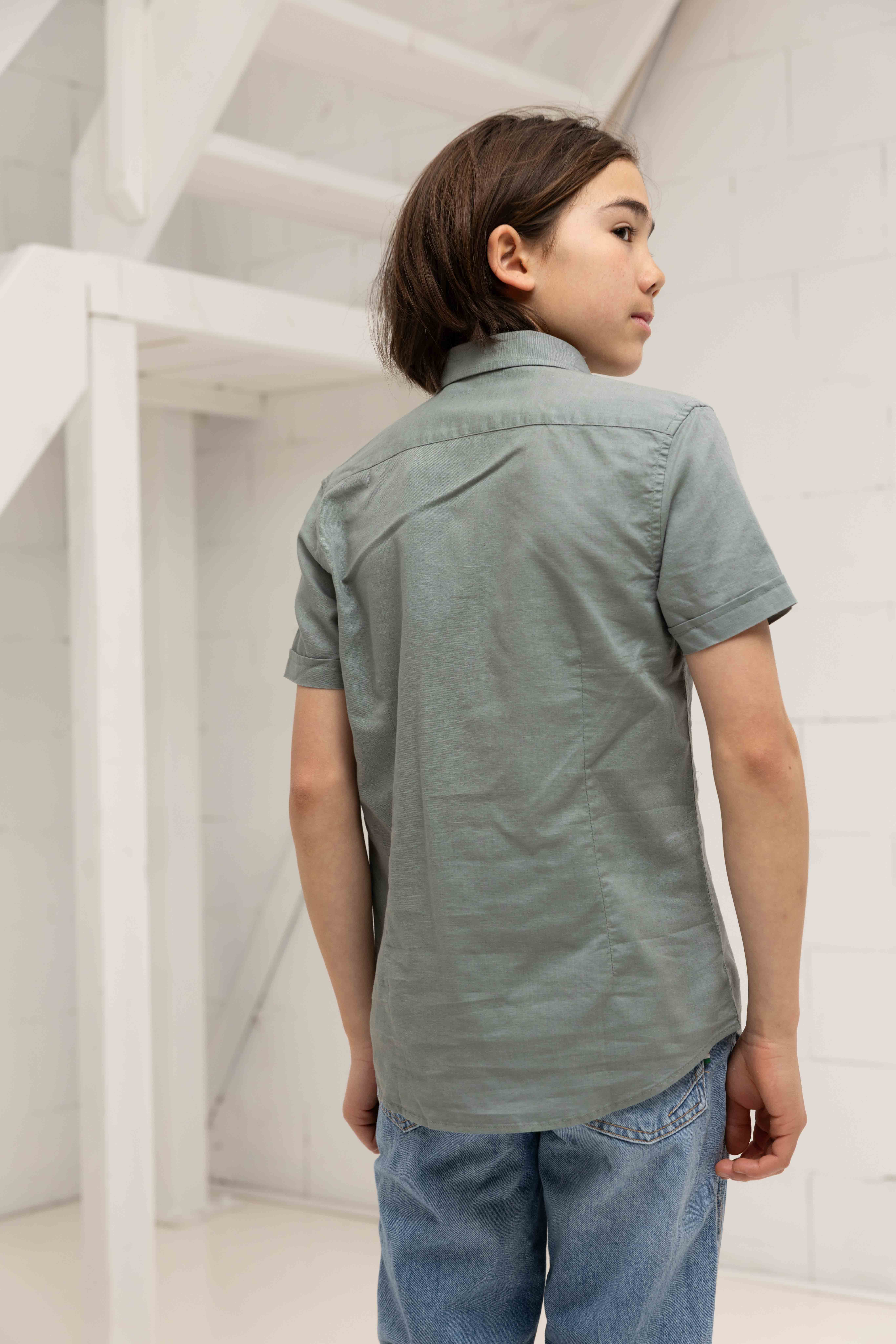 Antony Morato Marrakech Overhemd Kids Groen