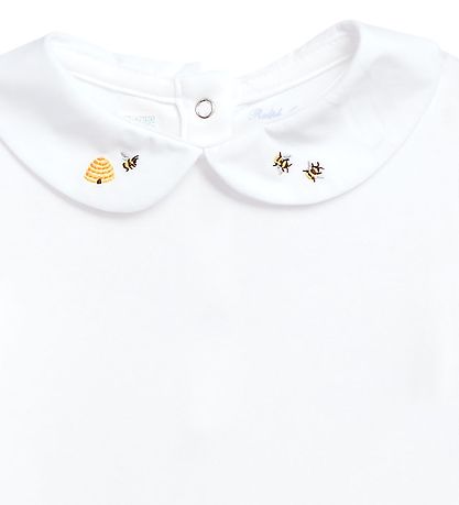Polo Ralph Lauren Body k/ä - Babykollektion - Weiß m. Bienen