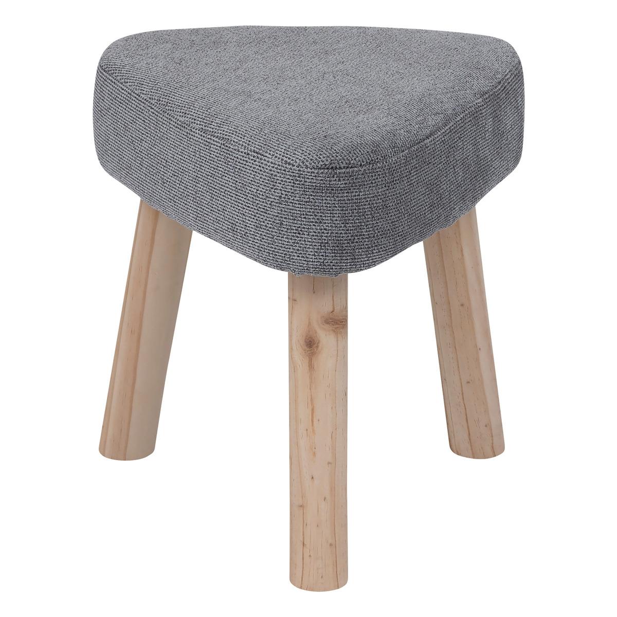 TABOURET D APPOINT THENA GRIS