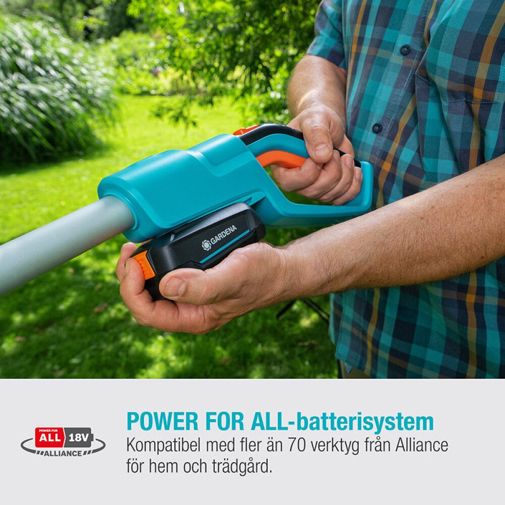 HEKKSAKS GARDENA POWER FOR ALL THS 42/18V 1X2,5AH