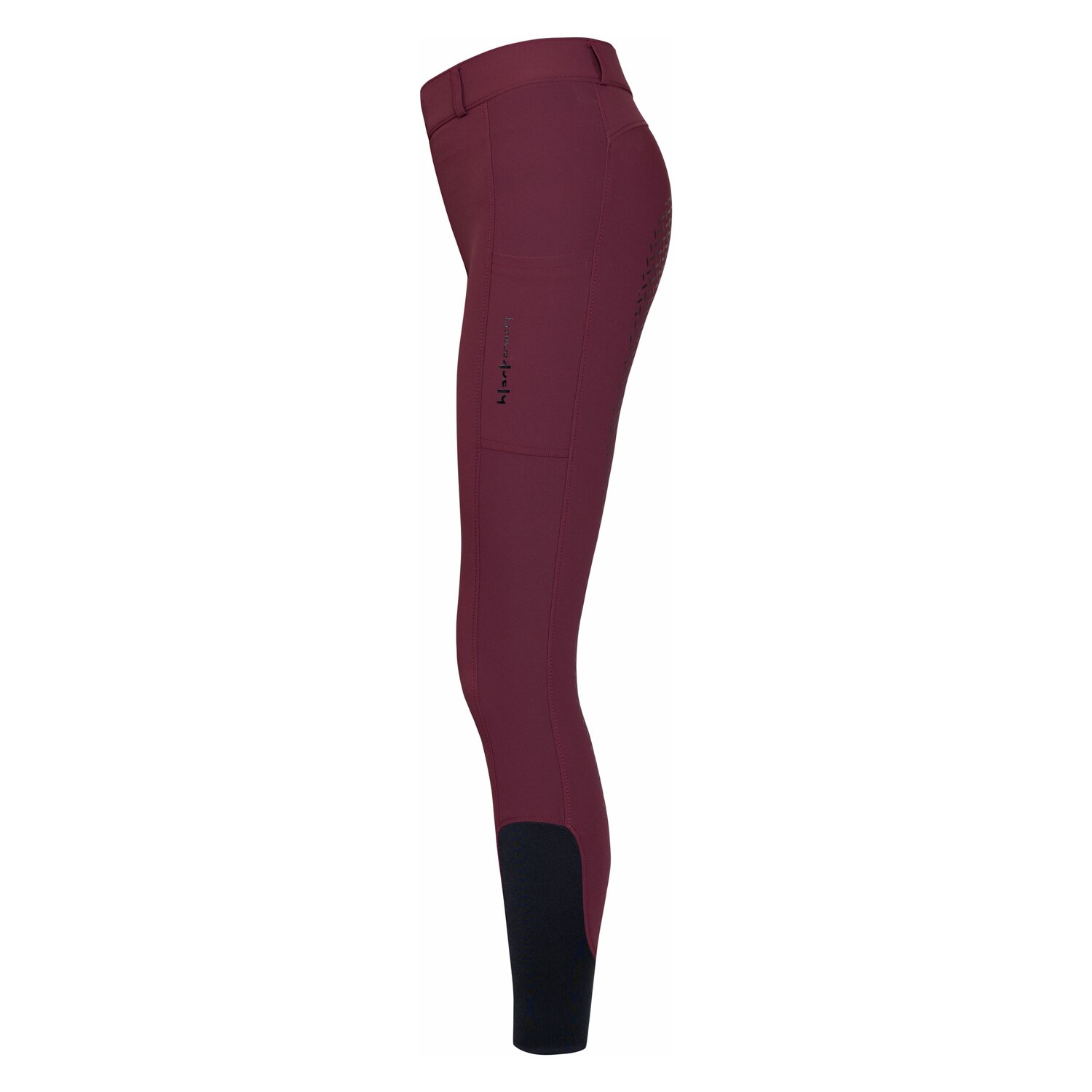 black forest Grip-Vollbesatz-Reithose  - dark berry