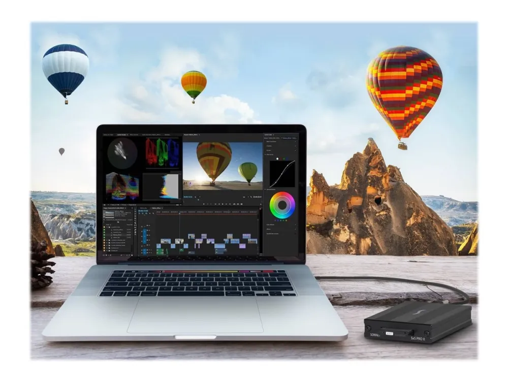 Sonnet SxS Pro X - Kortlæser (SxS Memory Card, SxS Pro, SxS Pro , SxS-1, SxS Pro X) - Thunderbolt 3