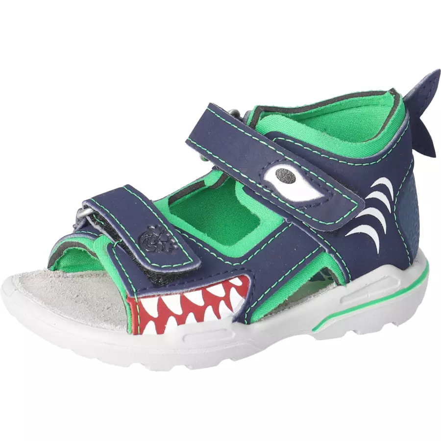 PEPINO Sandale Sharki nauticneongrün (mittel)