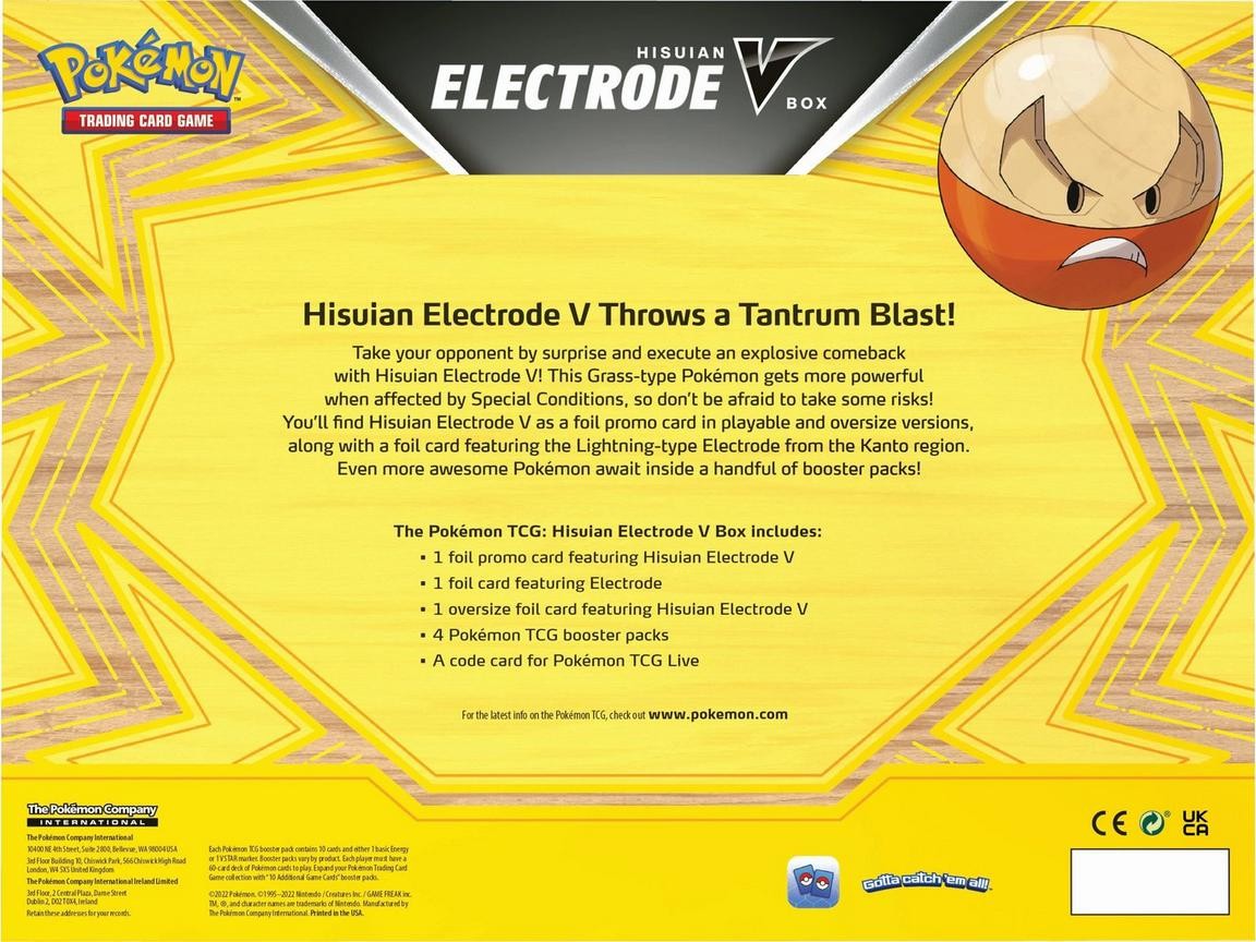 Pokémon - Poke Box V Hisuian Electrode (POK85121)
