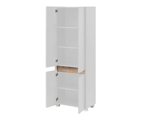 Hochschrank »Cosmo«, breit, weiß