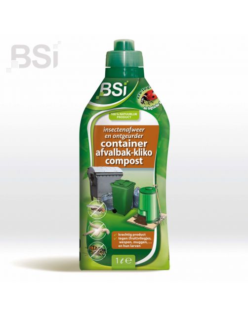 Bsi Insectenafweer-Ontgeurder Voor Container-Afvalbak-Kliko - Insectenbestrijding - 1 l