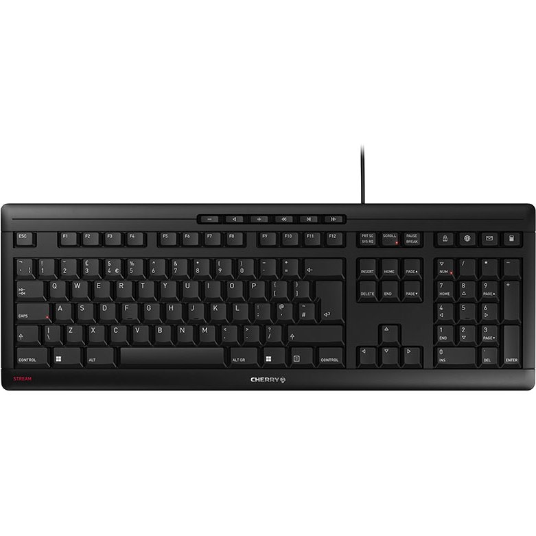 Contour Design STREAM clavier Bureau USB QWERTY Anglais britannique Noir