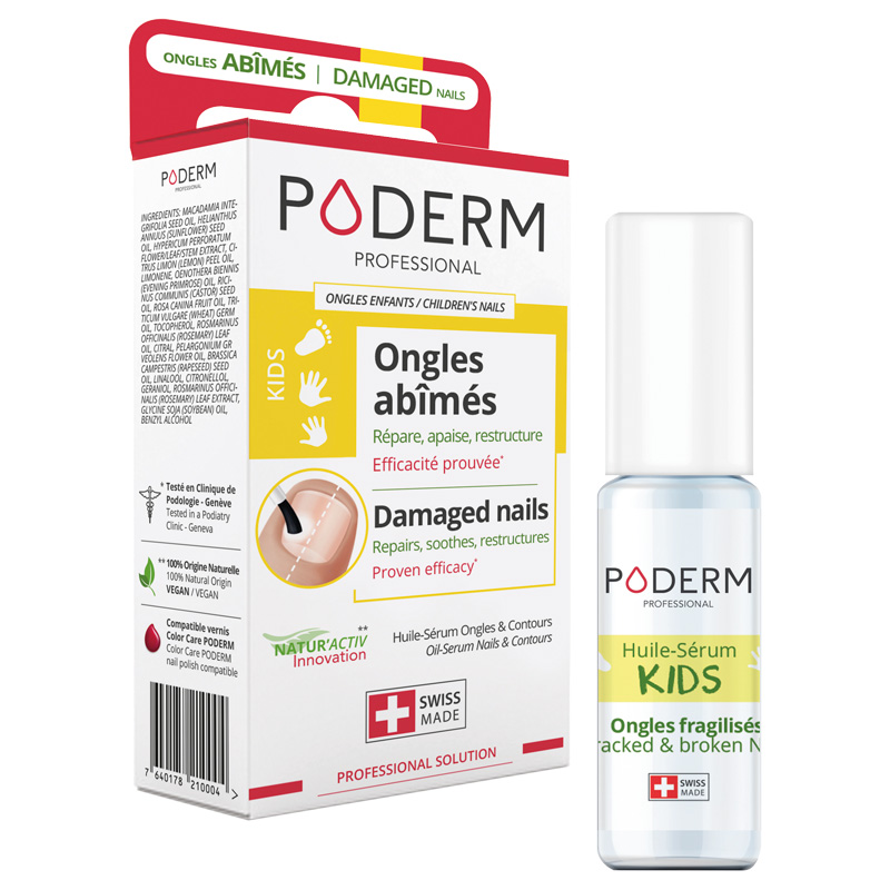 PODERM Huile Sérum Ongles Kids Fl 8 ml