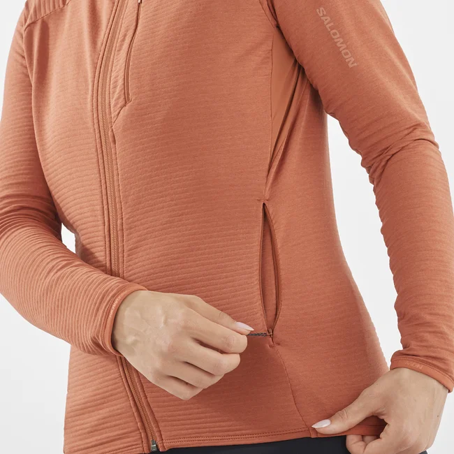 ESSENTIAL LIGHTWARM  Couche intermédiaire entièrement zippée pour femme