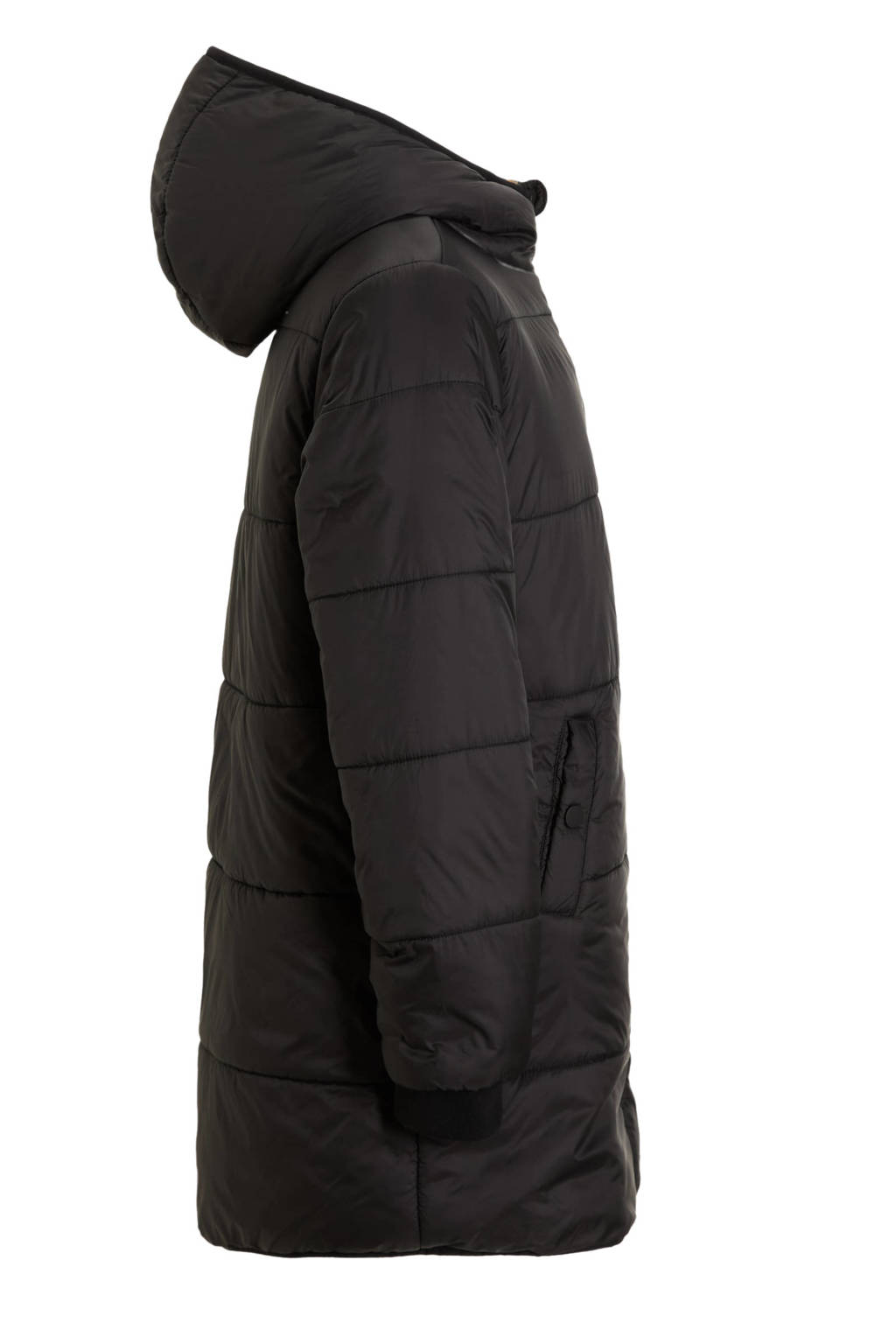 anytime reversible winterjas zwart / beige