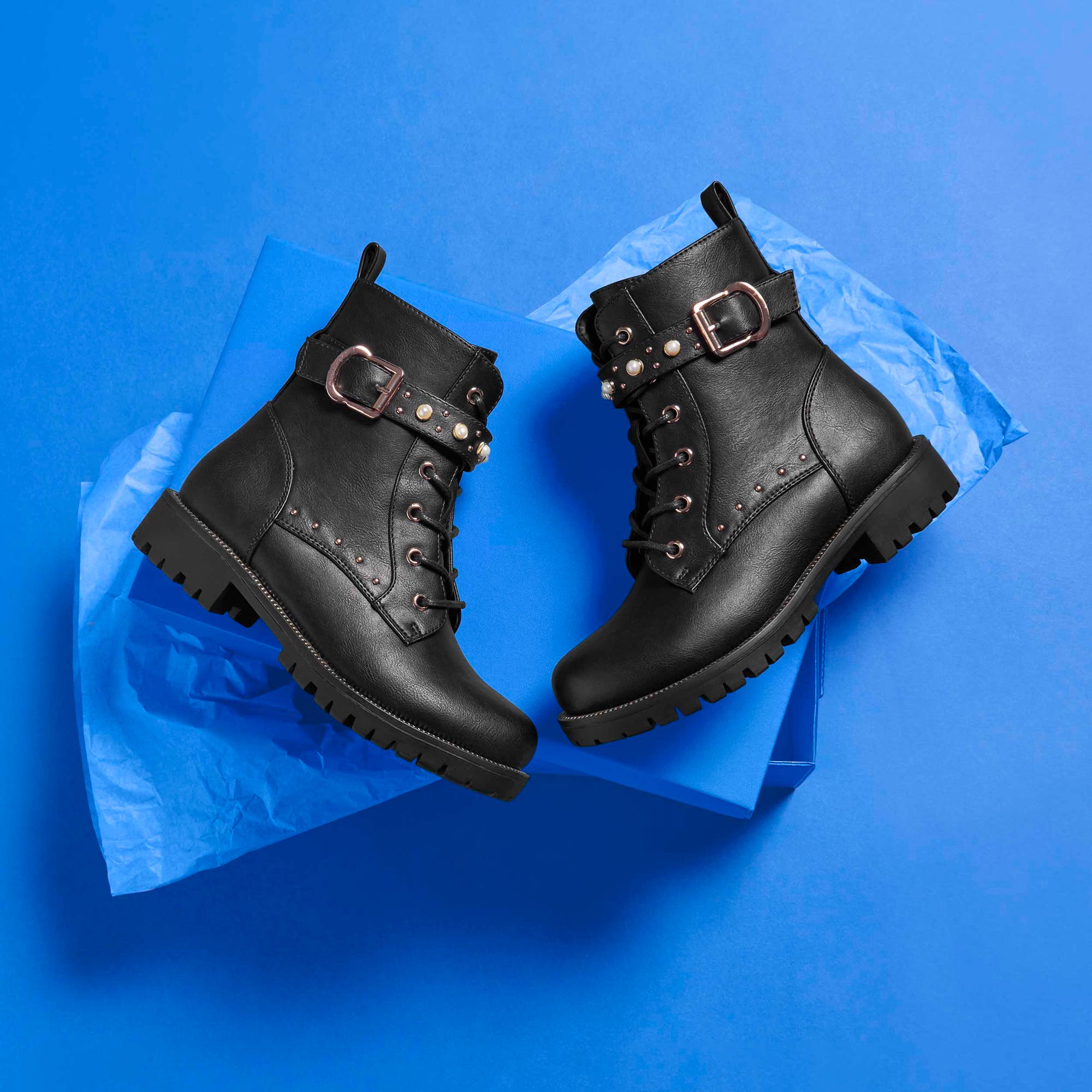 Boots Fille noir