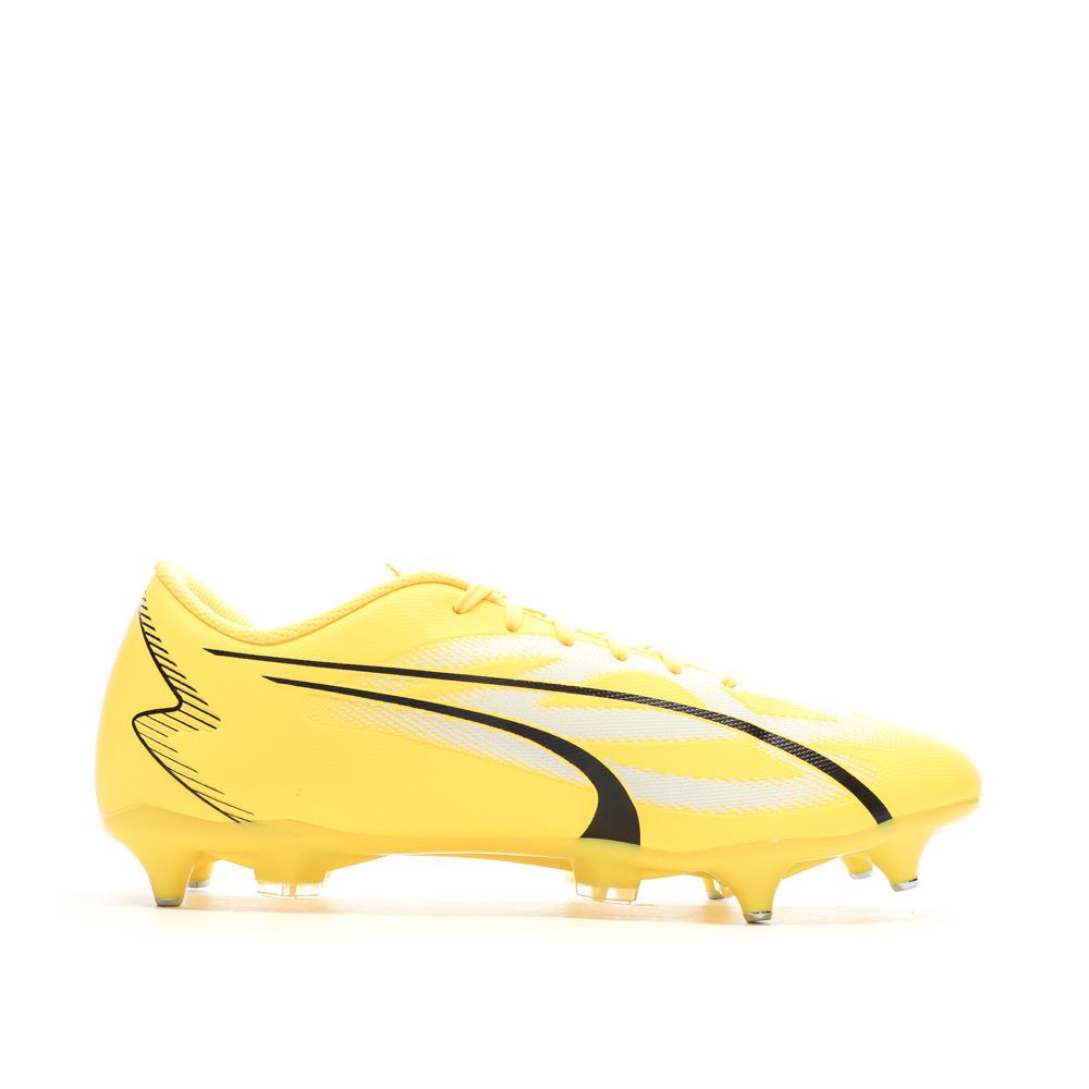Puma Chaussures de Foot Jaune Homme Puma Ultra Play MxSG
