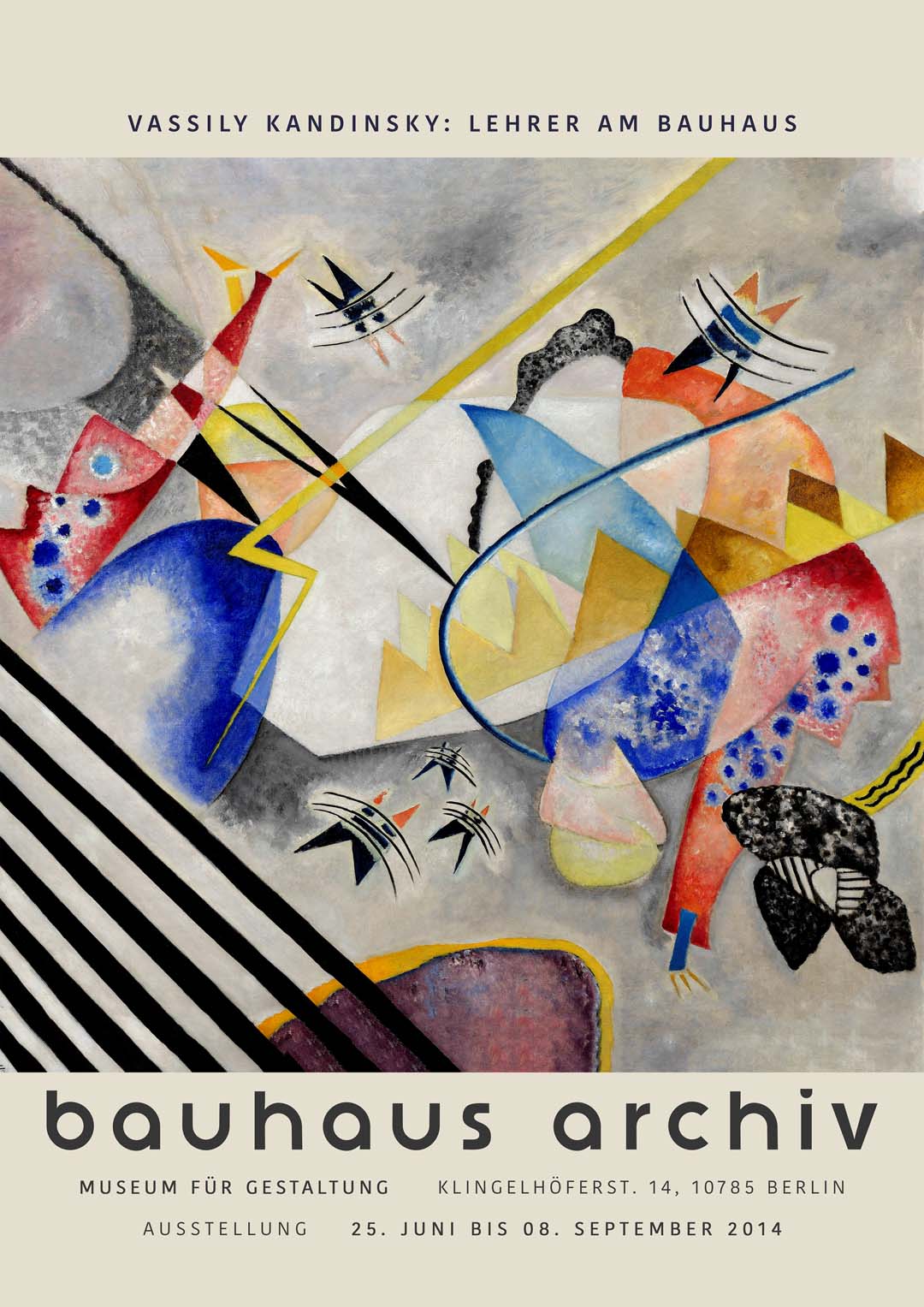 Weißes Zentrum von Wassily Kandinsky Ausstellung