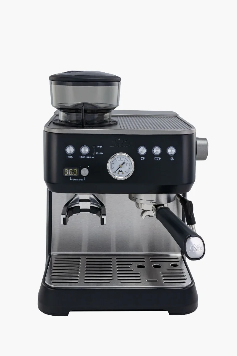 Solis Grind & Infuse Perfetta Schwarz Matt