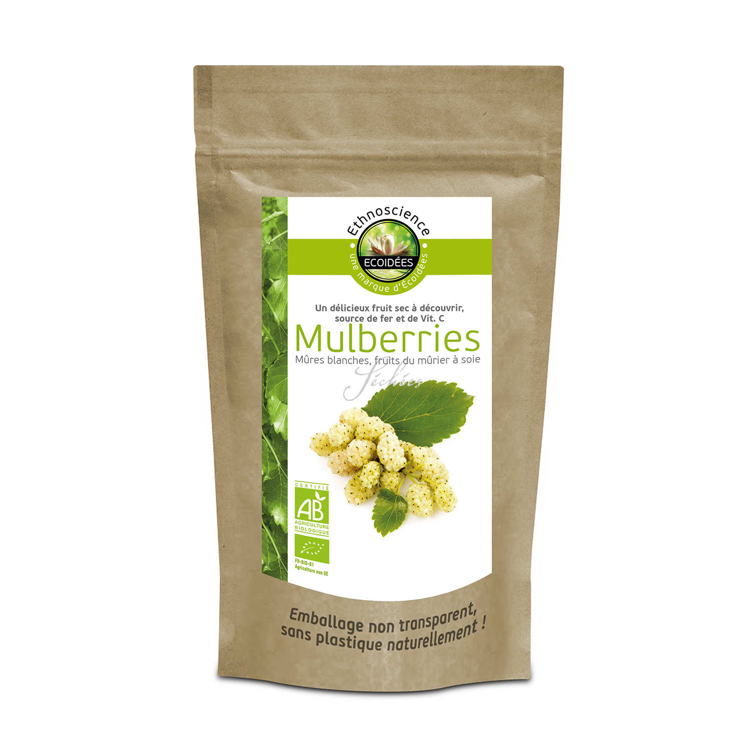 Mulberries BIO (mûres blanches séchées) - Ethnoscience