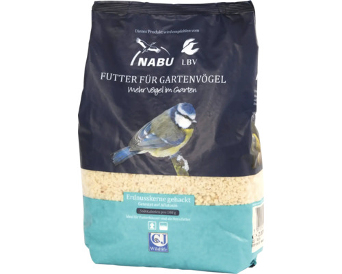 CJ Wildlife Wild Bird Food, gehakte pinda's, 2 kg, vogelvoer voor het hele jaar